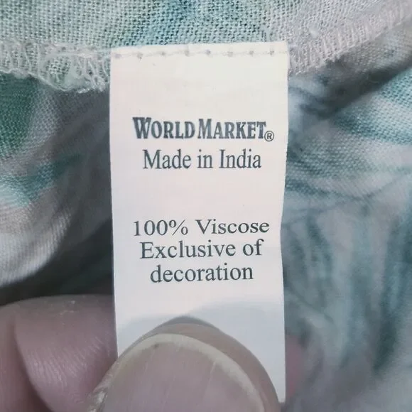 NWOT World Market Exotic Pajamas Womens Size L/XL Jungle Print Nightshirt ebr - Picture 10 of 11